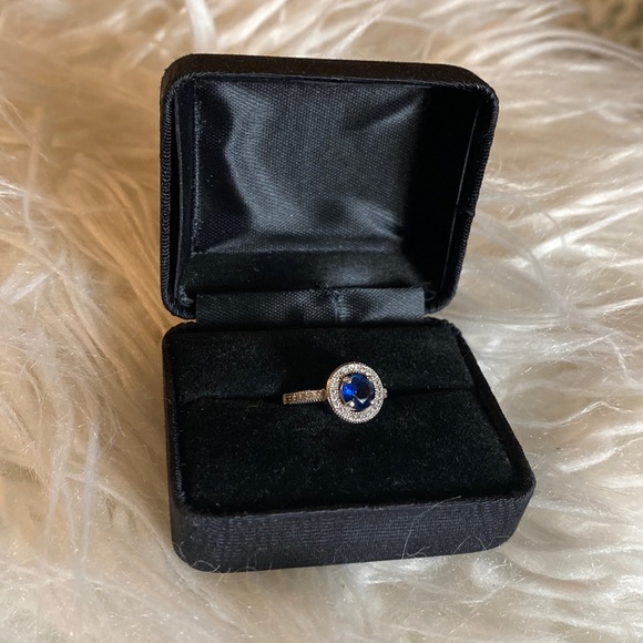 Kay Jewelers Jewelry - Sapphire and diamond ring